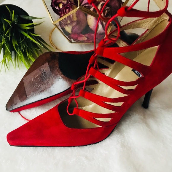 Stuart Weitzman Shoes - Stuart Weitzman Pointed Red Heels